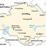 kazakistan haritası