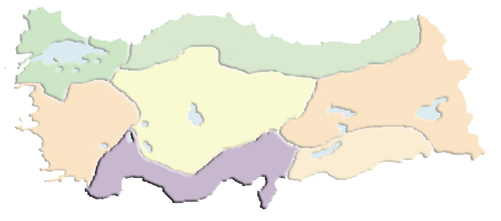Akdeniz Bölgesi Haritası
