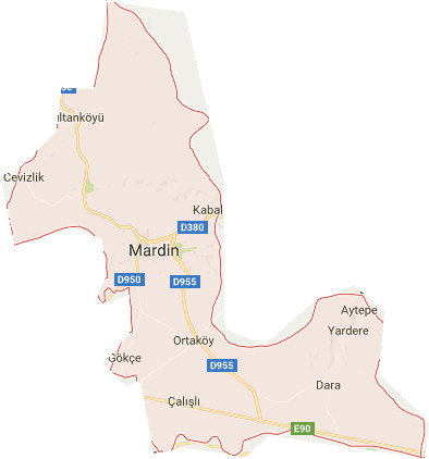 Mardin Haritası - Mardin Haritası Mardin Haritası