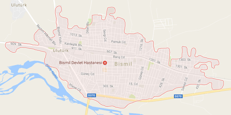 Diyarbakır Haritası - Diyarbakır Haritası Diyarbakır Haritası