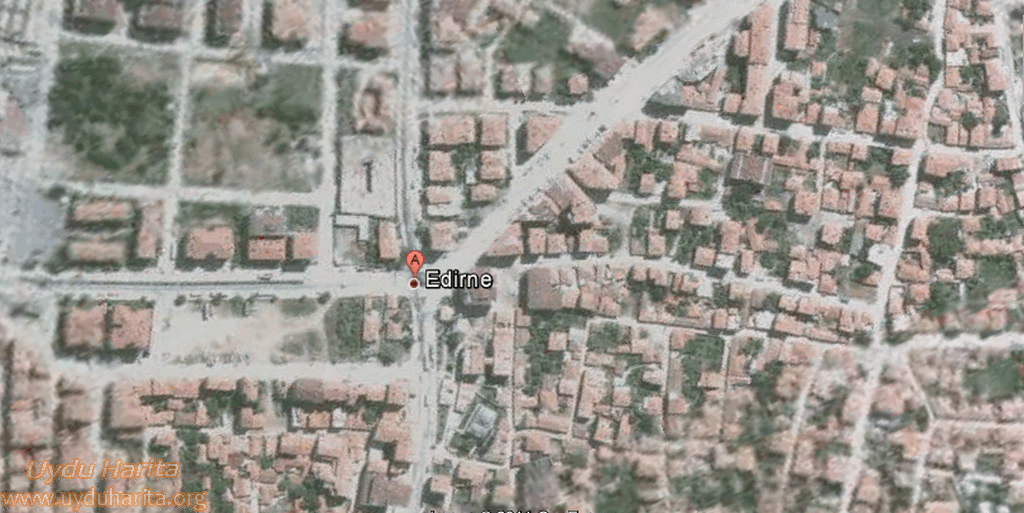 edirne uydu görüntüsü