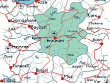 Erzurum Haritası Resimleri
