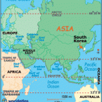 güney kore haritası