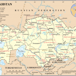 kazakistan haritası