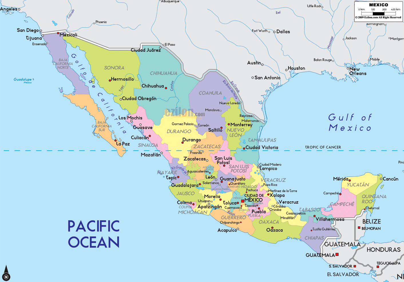 Meksika Haritası
