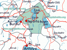 isparta harita