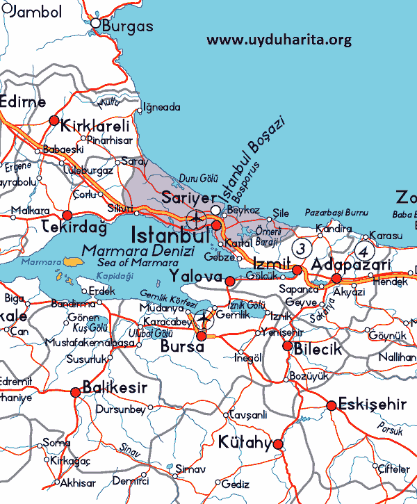 istanbul haritası resimleri - İstanbul Haritası istanbul haritası resimleri