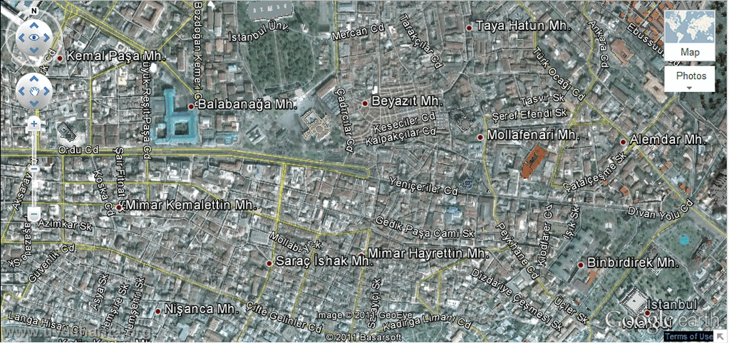 istanbul uydu görüntüsü