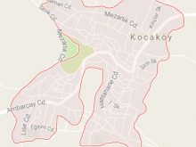 kocaköy haritası
