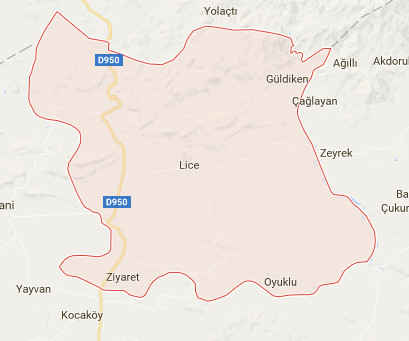 Diyarbakır Haritası - Diyarbakır Haritası Diyarbakır Haritası