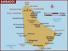 Barbados Haritası