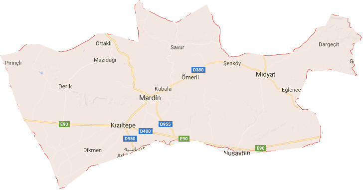 Mardin Haritası - Mardin Haritası Mardin Haritası