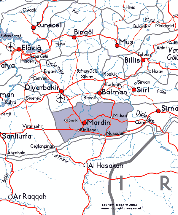 mardin haritası - Mardin Haritası mardin haritası