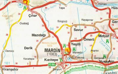 mardin haritası - Mardin Haritası mardin haritası