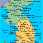 kuzey kore haritası