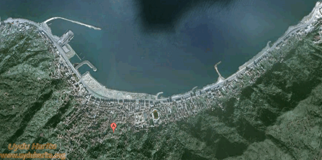 rize uydu görüntüsü