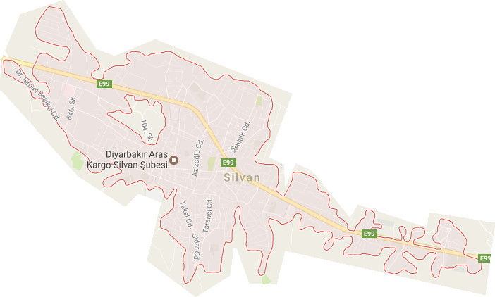 Diyarbakır Haritası - Diyarbakır Haritası Diyarbakır Haritası