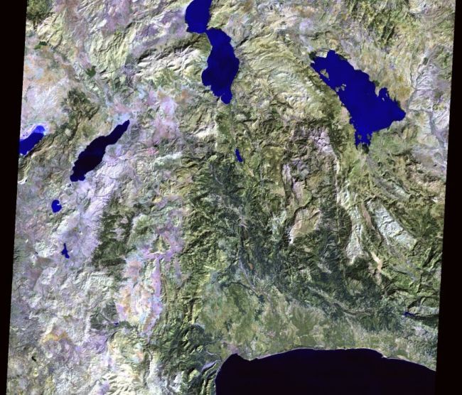 ısparta uydu görüntüsü