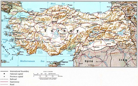 turkiye fiziki haritasi 2 turkiye fiziki haritasi 2